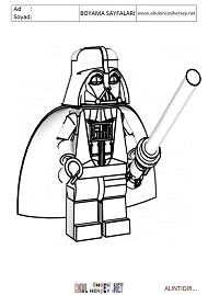lego-starwars boyama sayfaları